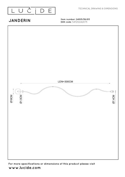 Lucide JANDERIN - Flush ceiling light - LED Dim. - CCT - 1x36W 2200K/3300K - Champagne Color - Vibes